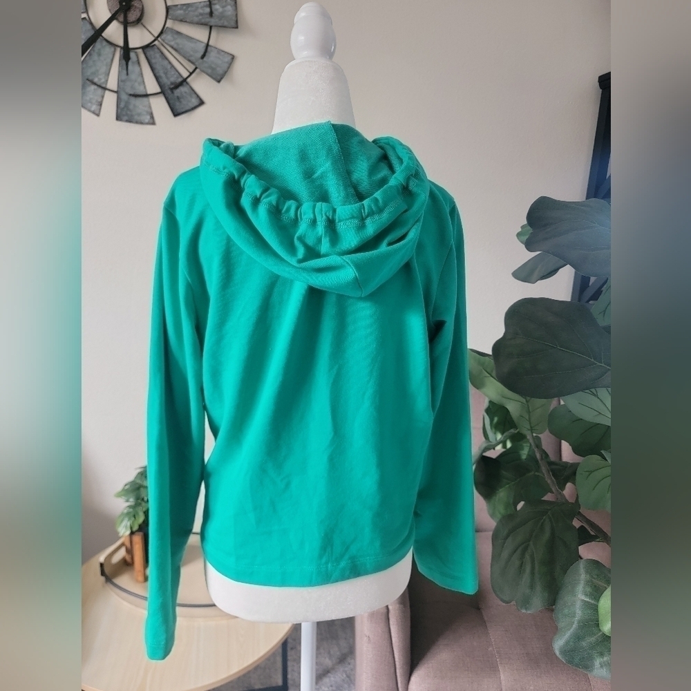 J.crew Women's Cotton Green Hoddie Casual Streewear Size small.. - Picture 10 of 14